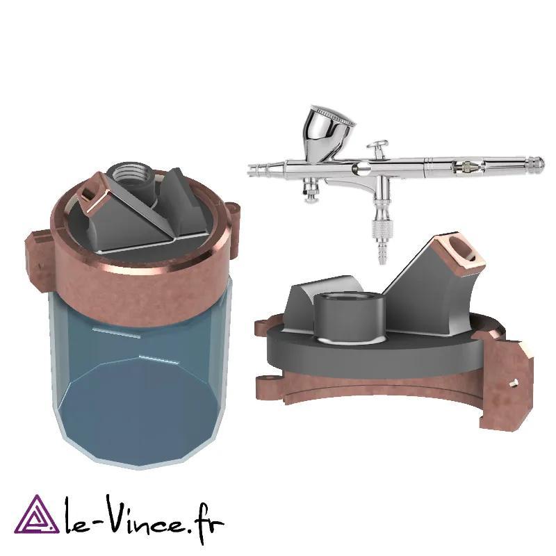 pot à nettoyage aerographe   