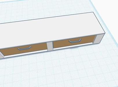 Riser With drawers.   