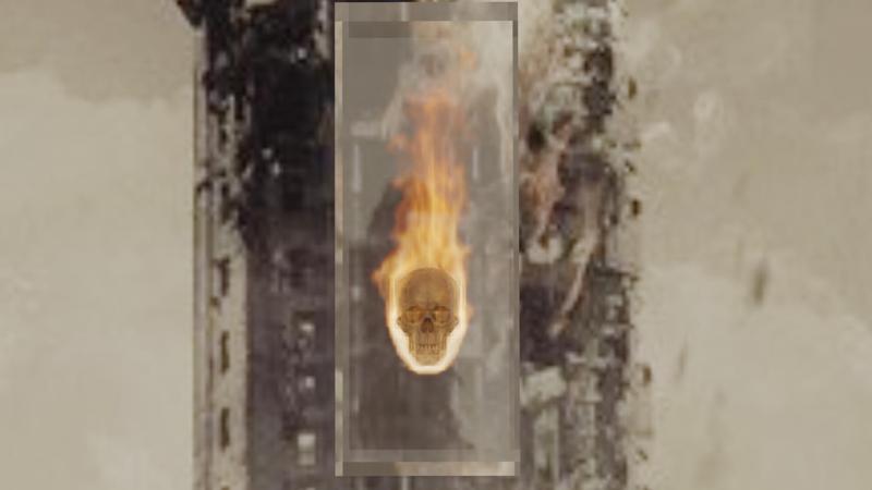 fire skull