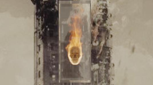 fire skull