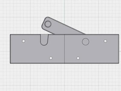 Double door locking pin   