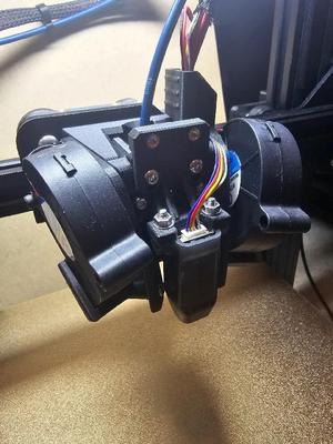 CR-Touch Mount for Manta MK2 + ADXL345 Mount with Heat-Set Inserts   