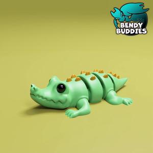 Crocodile Crocsi / Alligator Articulated / Print-in-Place Croc / Cute Reptile / Creature World Beast / Animal Encounter