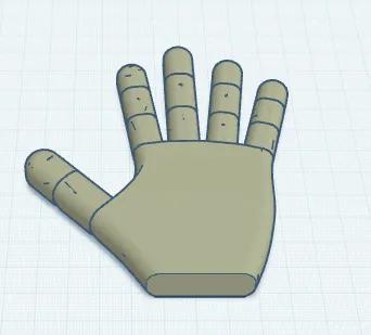 Articulated robot hand   