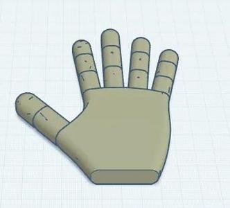 Articulated robot hand   