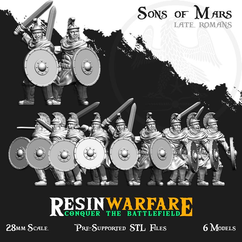 Herculiani Seniores - Sons of Mars, Late Romans
