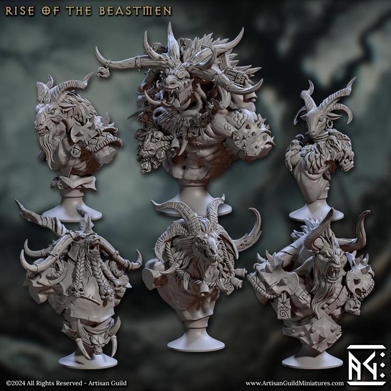 Rise of the Beastmen Busts