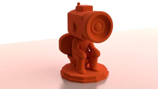 Cute Skibidi Cameraman Figurine   