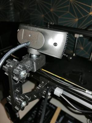 Articulating cam mount for Trust 720 cam