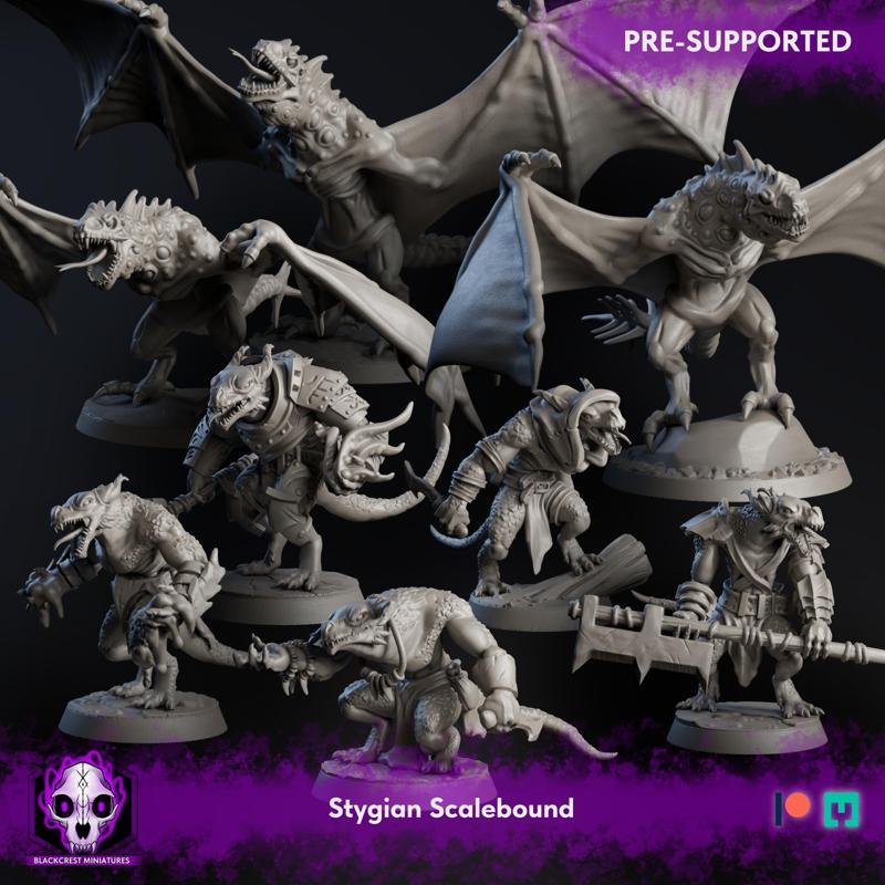 Stygian Scalebound | September 2024 Release ( 8 Models)