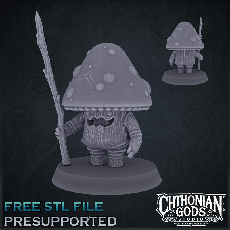 Shroom Miniature - Free STL