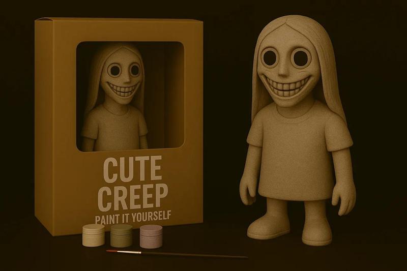 Cute Creep – Paint-It-Yourself   