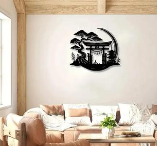 Crescent Moon & Torii Gate Design   