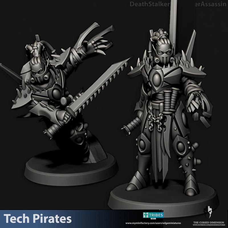 DeathStalkers - Master Assassins - Tech Pirates - 28mm