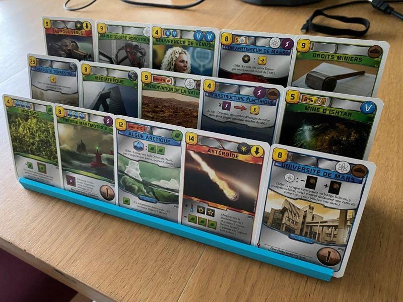 Game card support - 3 rows - Terraforming Mars