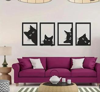 Nosy Cats - Wall decor   