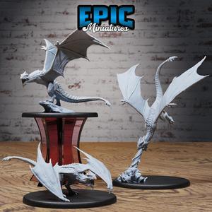 Wyvern Classic Set ‧ DnD Miniature ‧ Tabletop Miniatures ‧ Gaming Monster ‧ 3D Model ‧ RPG ‧ DnDminis ‧ STL FILE