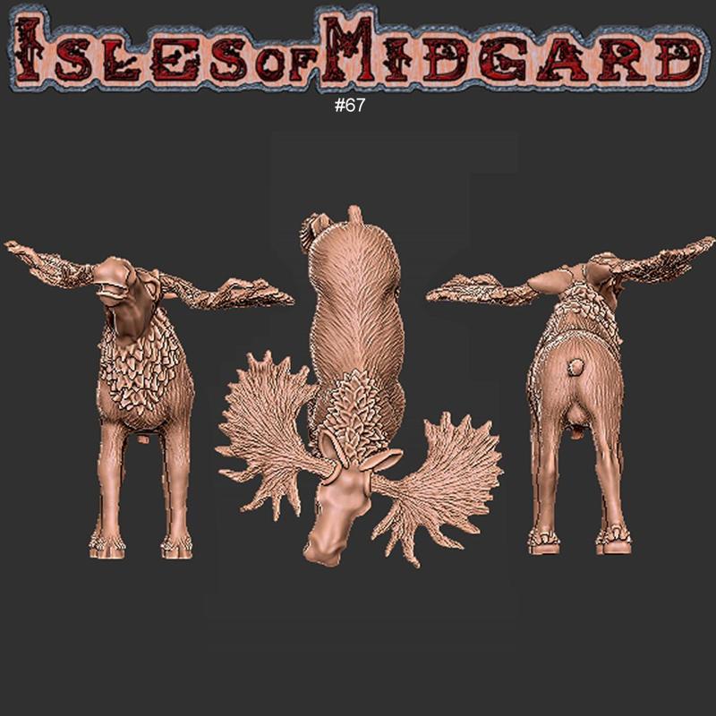 IoM Mount - Ljostari Elk #3