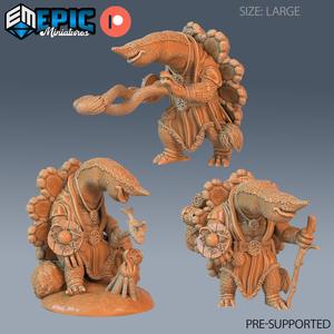 Island Turtle Folk Set / Tortoise Warrior / Aqua Villager / Male Water Fighter / Ocean & Sea Encounter