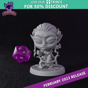 Female Elf Ranger - Chibi Forge