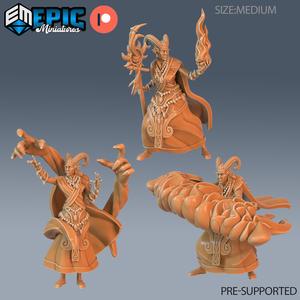 Warlock Tiefling Set / Human Devil Hybrid / Evil Humanoid / Ruthless Trickster / Hell Army