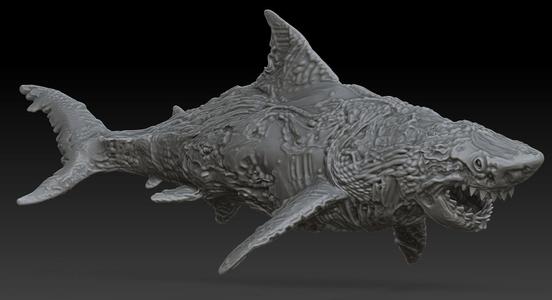 Shark - Great Wight (zombie) 1