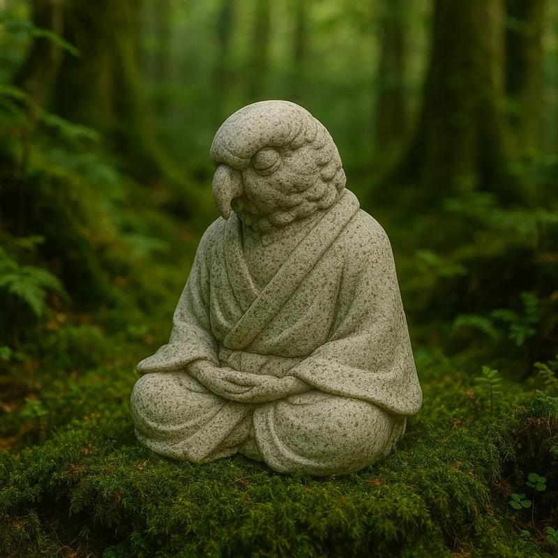 Bird-bird Meditating   