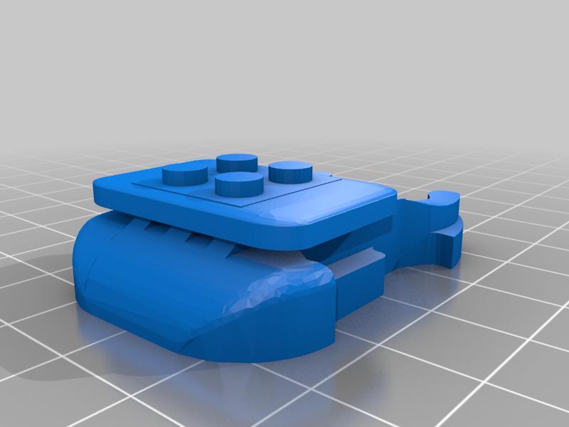 Lego Jaguar Hood Ornament (GoPro base)