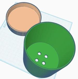 Flowerpot with a saucer   