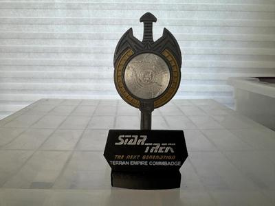 Star Trek: The Next Generation Terran Empire Commbadge   