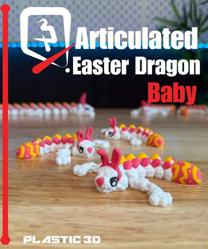 Articulated Easter Dragon- Baby   