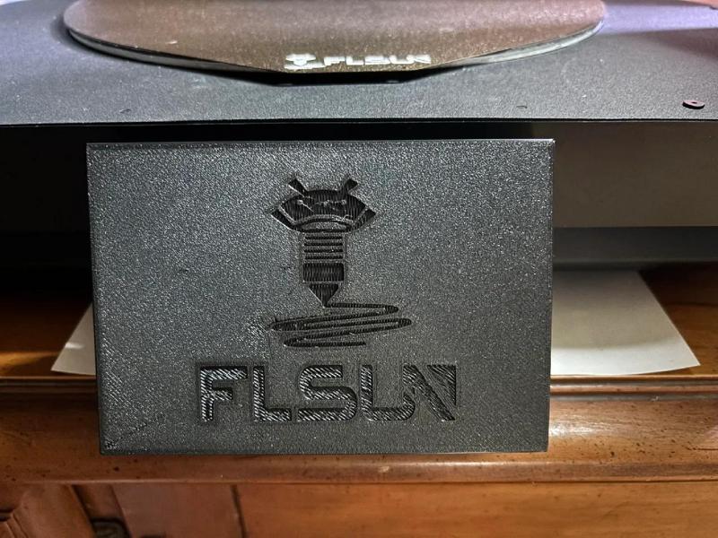 Flsun T1 Pro screen cover with logo   