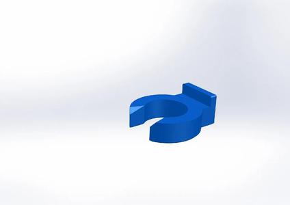 Tube clip on the filament sensor QIDI Tech X-Max 3   