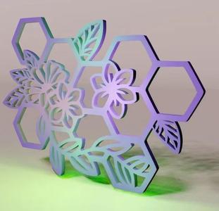 Hexagon flower   