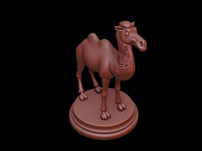 Camel Animal Figure Printable