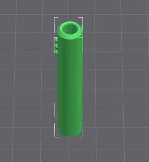 lightsaber handle for glowstick   