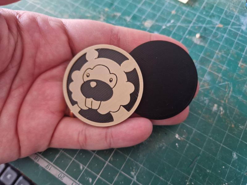 Bidoof Pokemon Coin