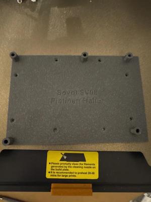 SV08 electronics DIN mount plates   
