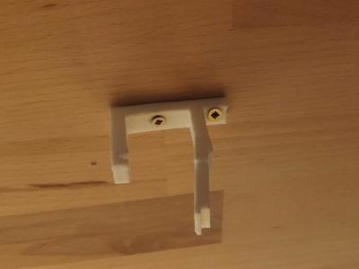 Under Desk Hook with lock