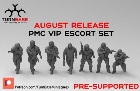 TurnBase Miniatures: Wargames - PMC VIP Escort