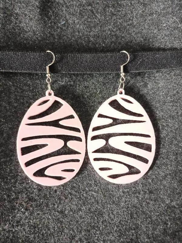 Cute elegant easter egg earings   