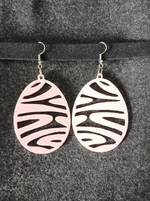 Cute elegant easter egg earings   