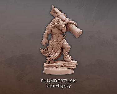Thundertusk, the Mighty -  Minotaur Barbarian