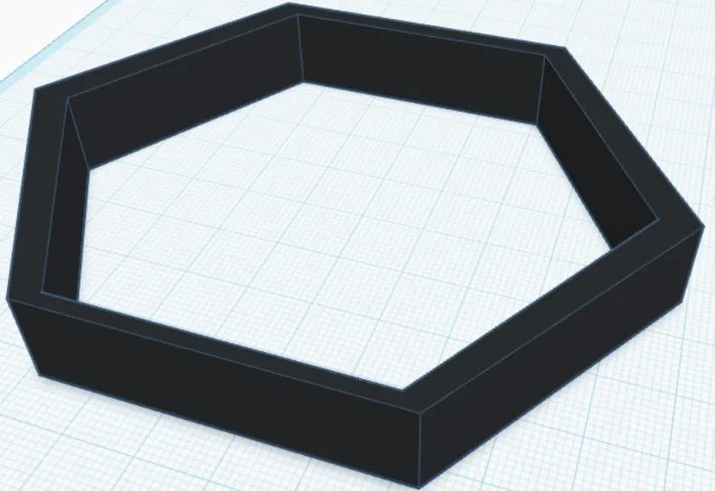 Shelf Hexagon design   
