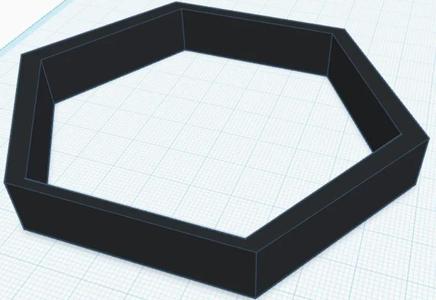 Shelf Hexagon design   