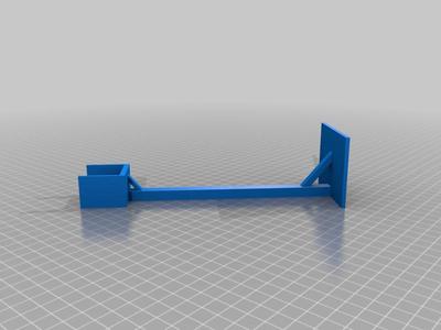 Speaker stand for monitor arm