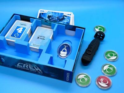 The Crew: Mission Deep Sea Organizer/Insert plus submarine and token cases   