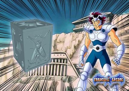 saint seiya plata mosca