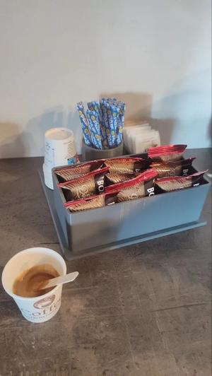 organizer for coffee station   