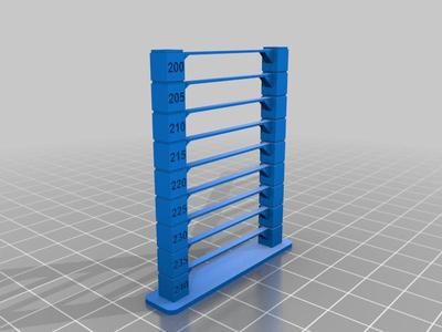 Fast PLA and PETG Temp Tower
